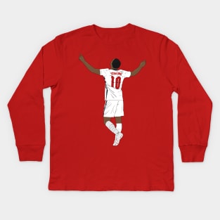 Raheem Sterling England Goal Celebration Kids Long Sleeve T-Shirt